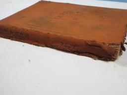 Antique Clemson College Taps 1910 Year Book Leather Cover