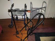 Geriatrics Lot Walker w/ Tray, Sit/Stand Rolling Walker, KeKoy Grabbers, Adjustable Height Cane