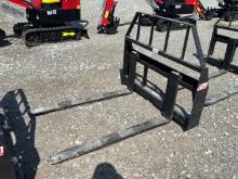 Unused Kivel Skid Loader 48" Pallet Forks