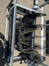 Unused JCT Skid Loader Auger Attachment