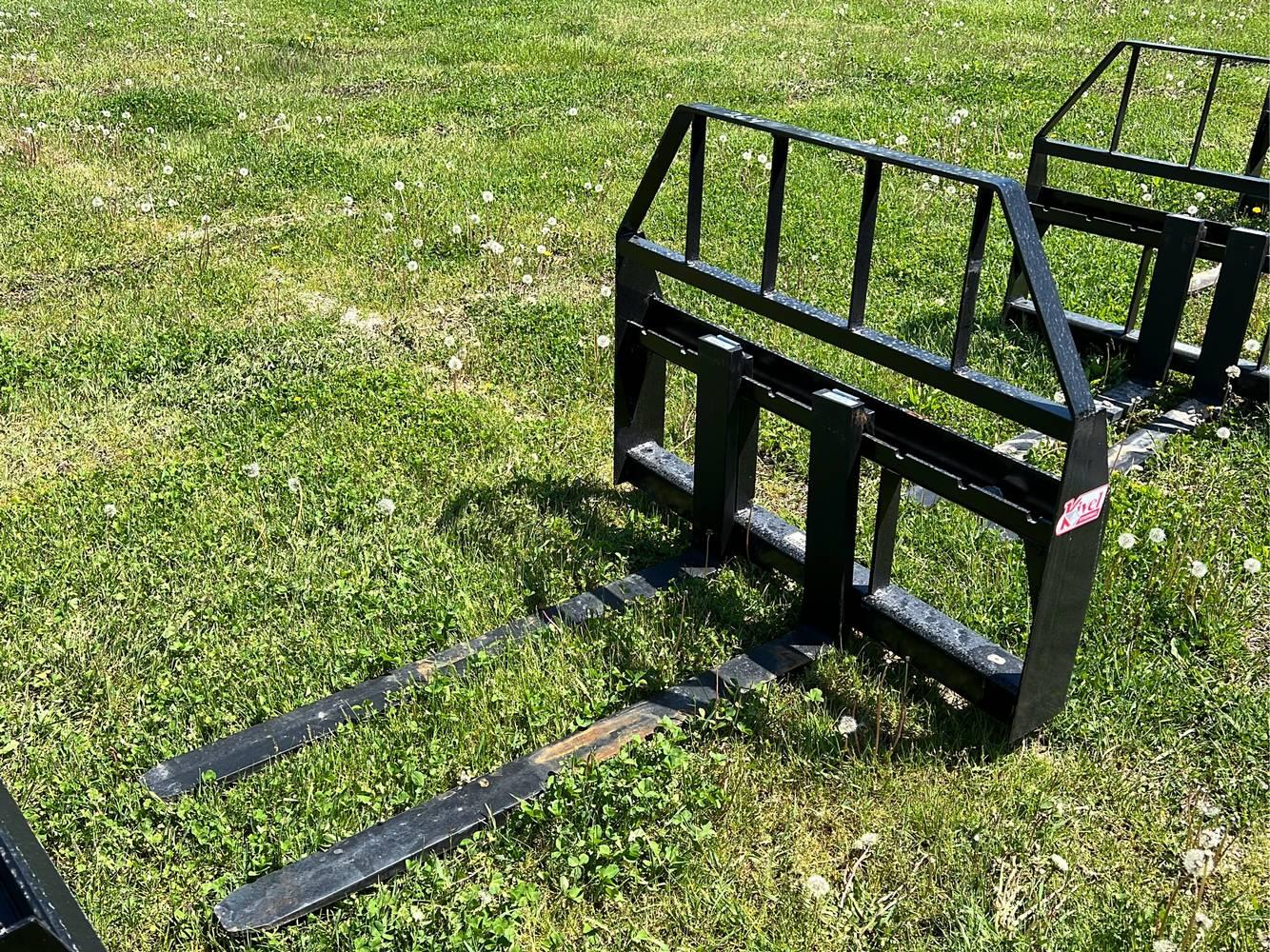 Unused 48" Quick Attach Pallet Forks