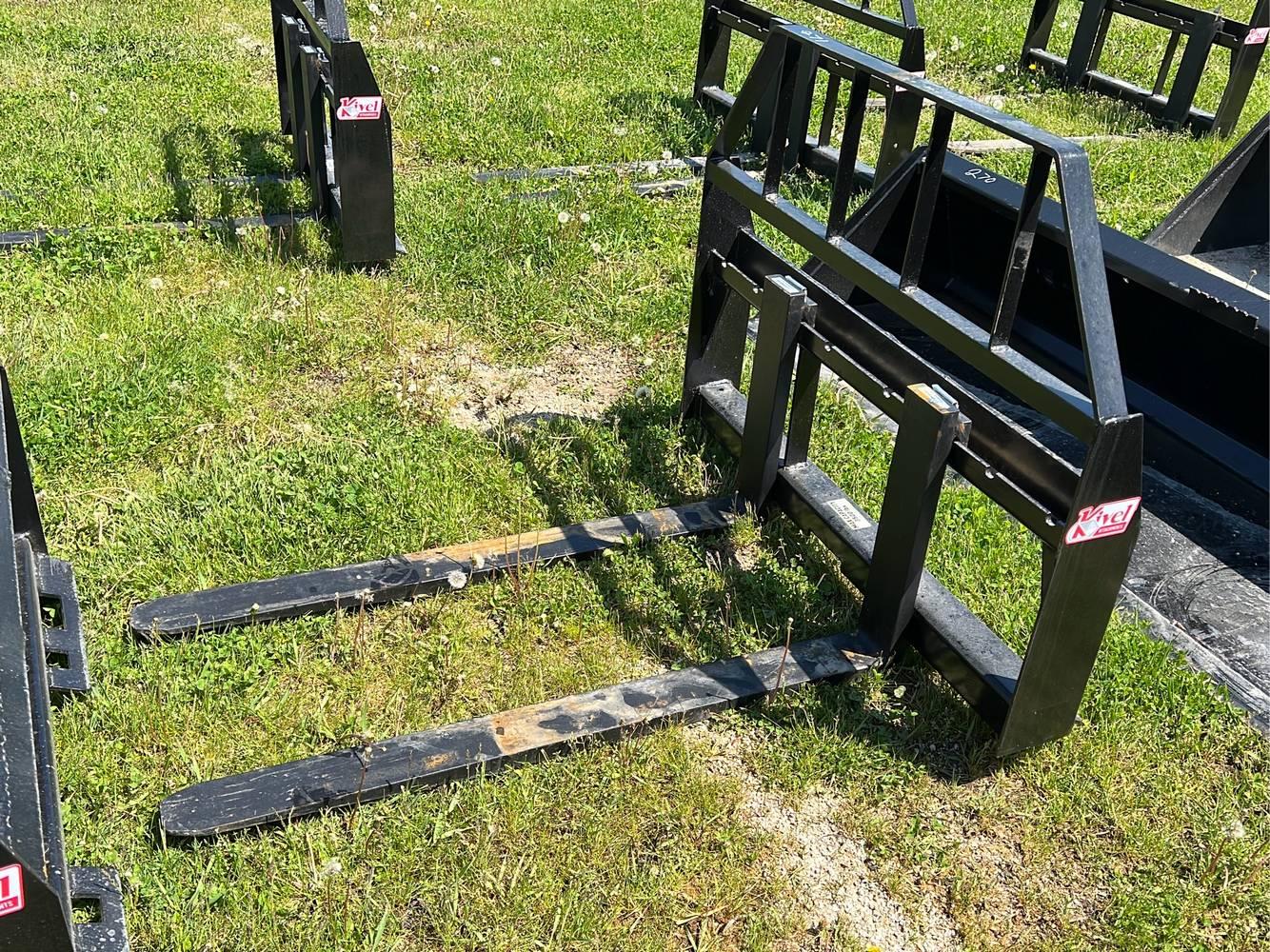 Unused 48" Quick Attach Pallet Forks