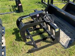 Unused 48" Hydraulic Quick Attach Grapple Bucket