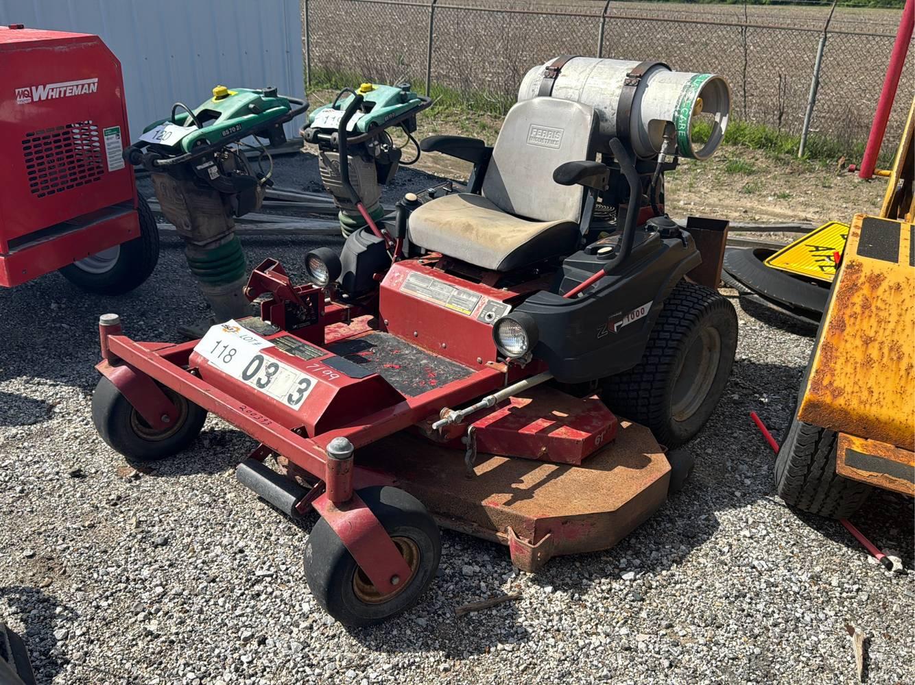 2008 60" Cut Ferris Z 1000 Propane Zero Turn Lawn Mower