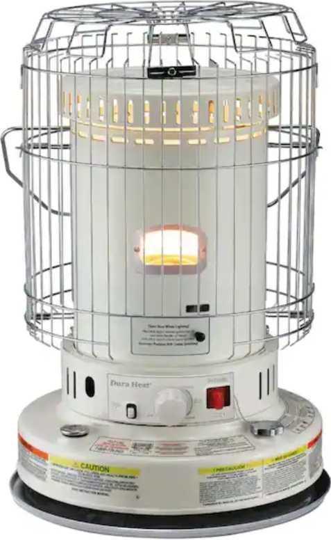 DuraHeat Portable Convection Kerosene Heater Provides 23,800 Btu's of Warmth, Retail Price $195,