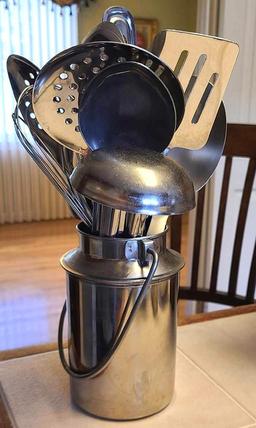 Stainless Steel Utensil Holder $1 STS