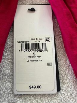 GUESS Womans Radish Pink Top- Size S- Retail $49