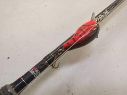 Abu Garcia 6'6" silver Max next generation, medium action. Lure 1/4-5/8 oz Line 8-15 lb Comes as is