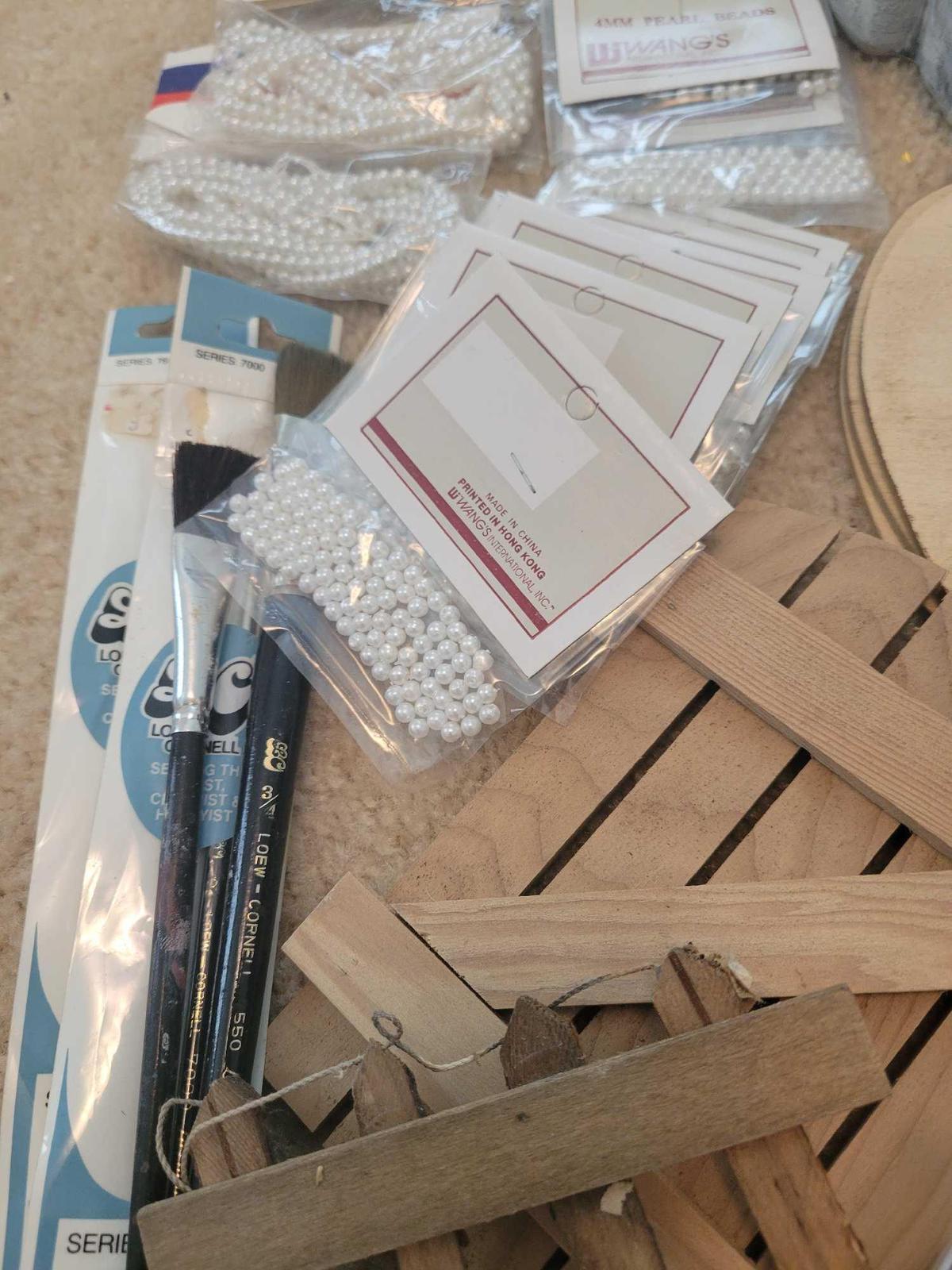 Misc Wood Craft Items $1 STS