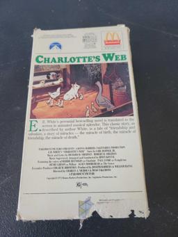 Charlotte's Web VCR Tape $1 STS