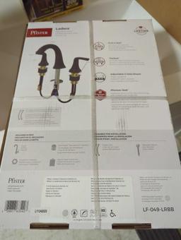 Pfister Ladera 8 in. Widespread Double Handle Bathroom Faucet in Matte Black, Appears to be New in