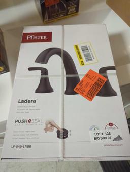 Pfister Ladera 8 in. Widespread Double Handle Bathroom Faucet in Matte Black, Appears to be New in