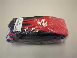 Milwaukee Large Red Nitrile Level 1 Cut Resistant Dipped Work Gloves (6-Pack). Comes as is shown in