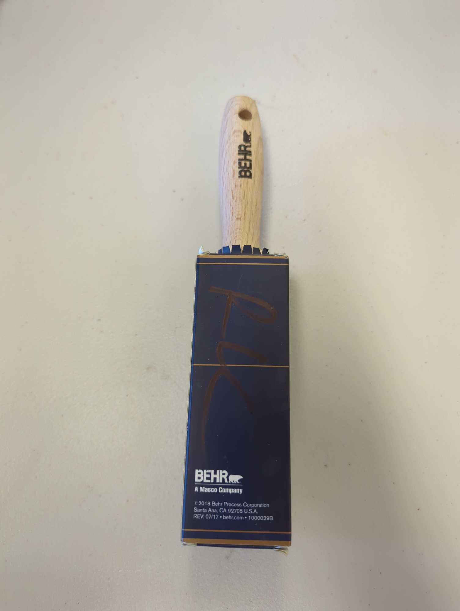 Lot of 3 including: -BEHR 1.75 in. Chalk Decorative Round Wax Brush. Appears to be new. SKU #