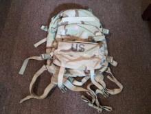 (DEN) U.S. MILITARY MOLE II MODULAR LIGHTWEIGHT BACKPACK. GOOD OVERALL CONDITION.