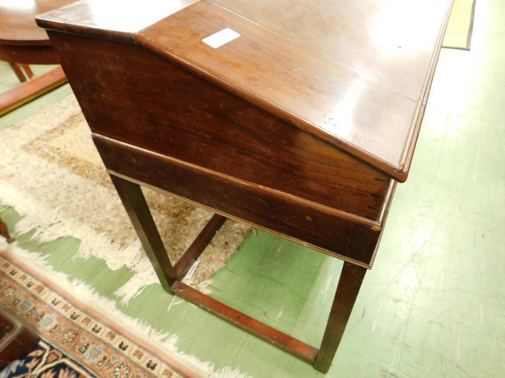 Early 2 Piece Pine Desk with Dovetails