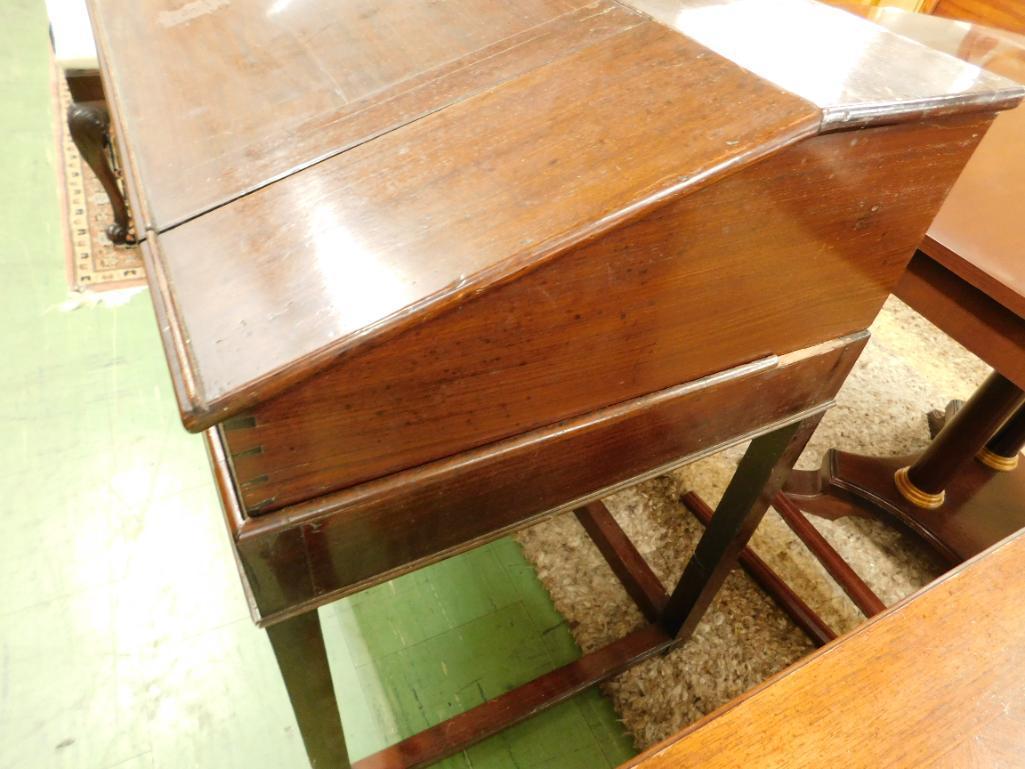 Early 2 Piece Pine Desk with Dovetails