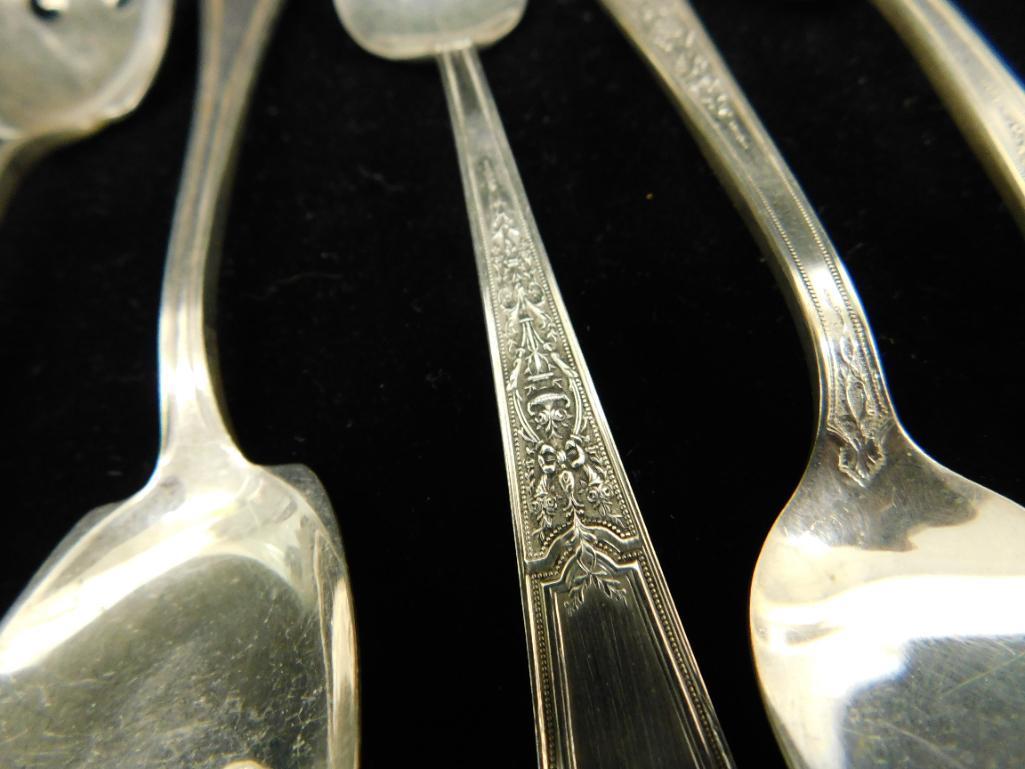 Silver Plated Specialty Forks - 8 and 6 Pieces - 14 Total