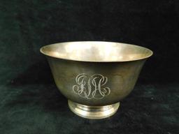 Sterling Silver - Small Bowl with Ladle - 129.0 Grams