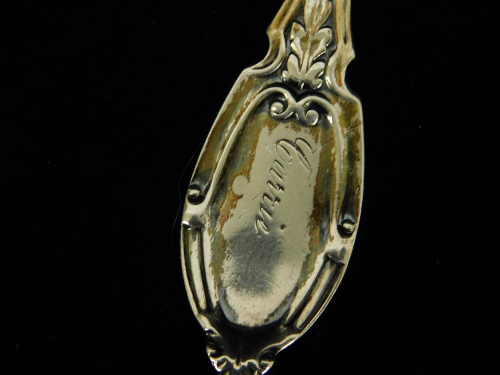 Sterling Silver - 4 Clamshell Bowl Spoons - 925-79.0 Grams - 900-19.0 Grams
