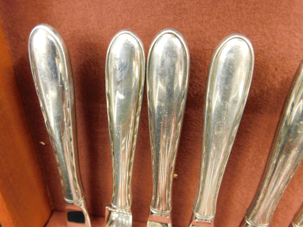 Sterling Silver - Flatware Set - Towle - Silver Mutes - 2399.0 Grams Plus 13 Weighted