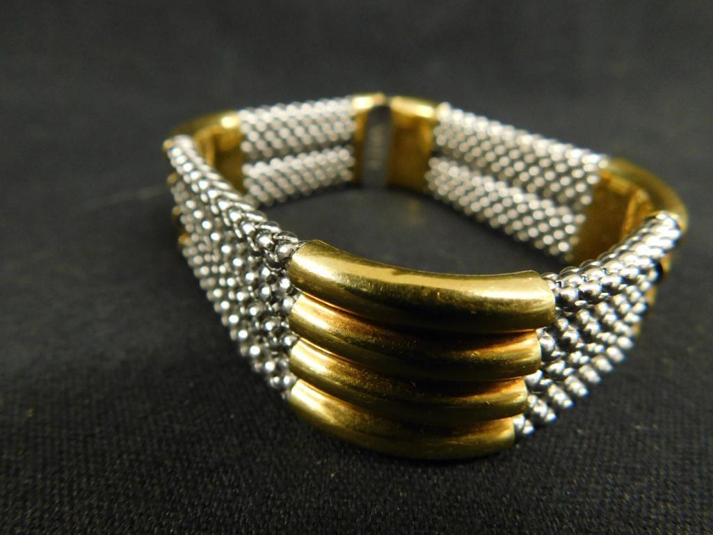 18K Yellow and White Gold - Bracelet - Signed Kria - 47.3 Grams