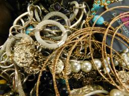 Box Lot of Bulk Costume Jewelry