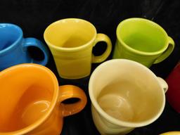 Fiesta Ware - 8 Coffee Mugs - 3-5.25" Bowls