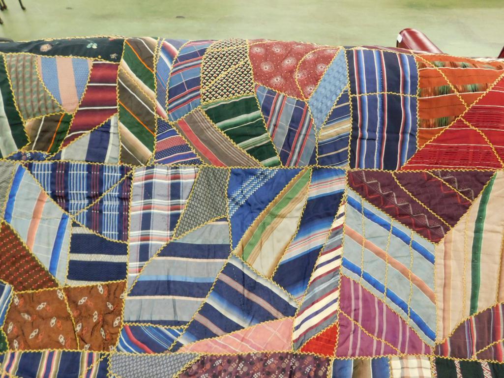 Vintage Crazy Quilt - 86" x 72"