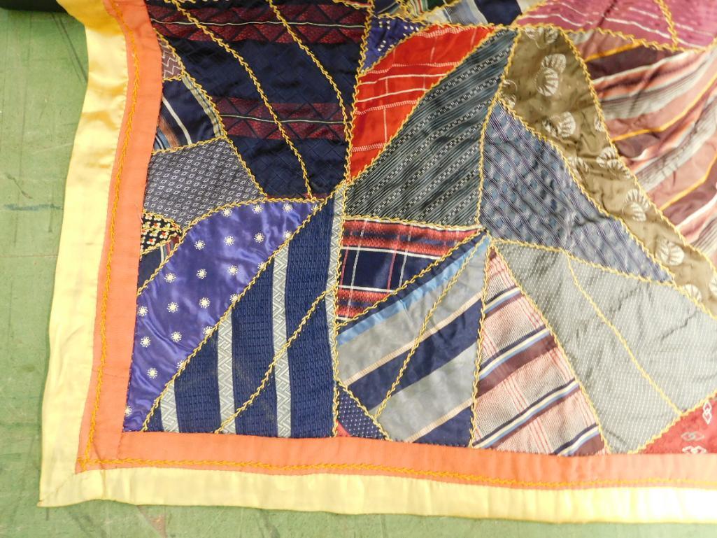 Vintage Crazy Quilt - 86" x 72"