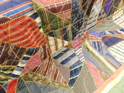 Vintage Crazy Quilt - 86" x 72"