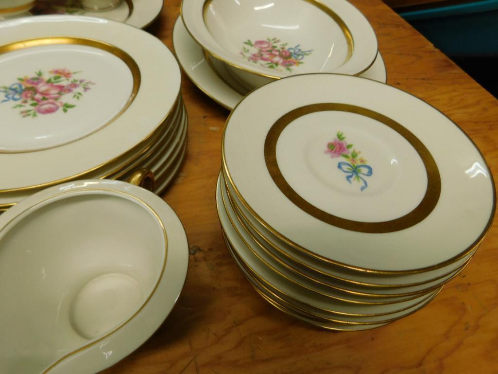 38 piece - Theodore Haviland China Set - Kenmore Pattern