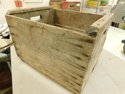 Vintage Swimley Box Co. - "H.F. Byrd" Wood Apple Crate - Virginia - 13" x 18" x 15"