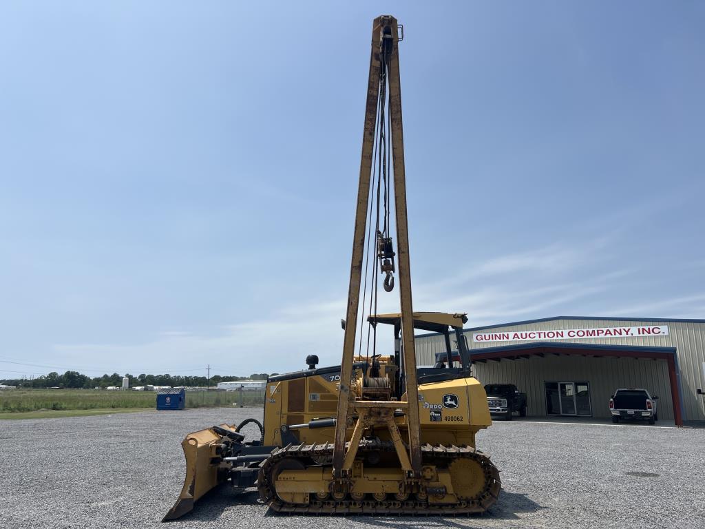 2012 John Deere 700K LGP Crawler Dozer With Pipe Layer