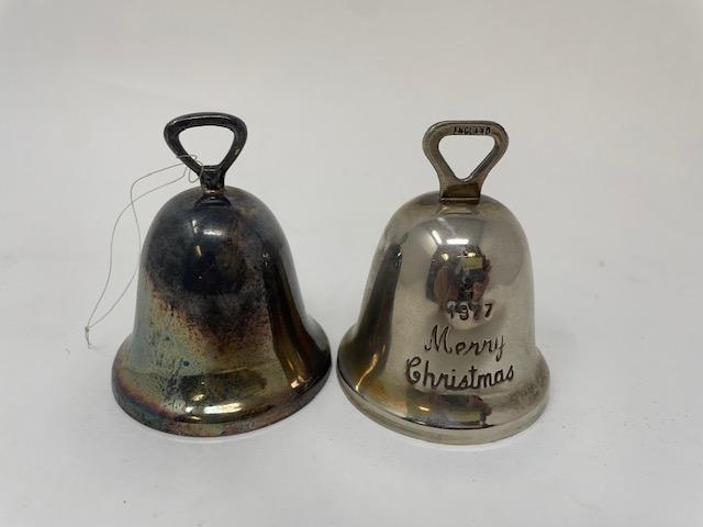 SILVERPLATE CHRISTMAS BELLS: GEESE A-LAYING & MORE