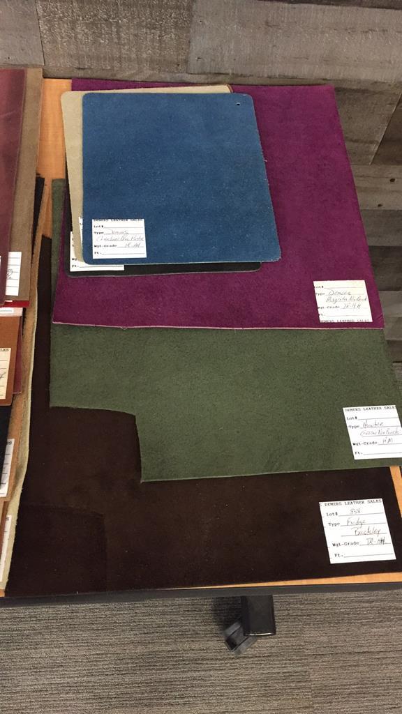 60+ SQUARE LEATHER SWATCH SAMPLES
