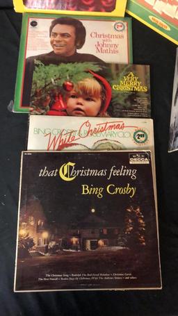 CHIRSTMAS VINYL RECORDS: BING CROSBY & MORE