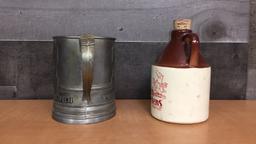 WHITE HORSE WHISKY PITCHER & BUSCH GARDENS JUG