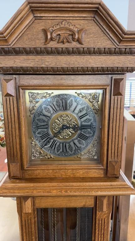 KIENINGER GERMAN WESTMINSTER GRANDFATHER CLOCK