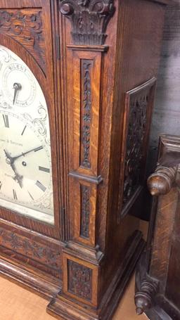 VICTORIAN OLLIVANT & BOTSFORD BRACKET CLOCK