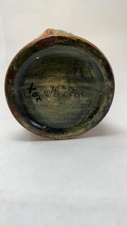 WELLER 1920s "WOODCRAFT" GOBLET VASE