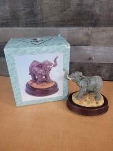 WESTLANT AFRICAN ELEPHANT MUSIC BOX