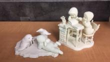 2) DEPT. 56 SNOWBABIES FIGURINES