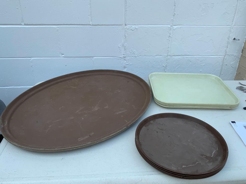 Large Serving Trays, Cocktail Trays, Cafeteria Trays