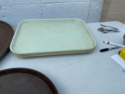 Large Serving Trays, Cocktail Trays, Cafeteria Trays