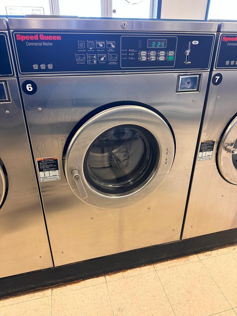 Speed Queen 30lb Commercial Washer - Model: SC30NC2OP60001 - Working