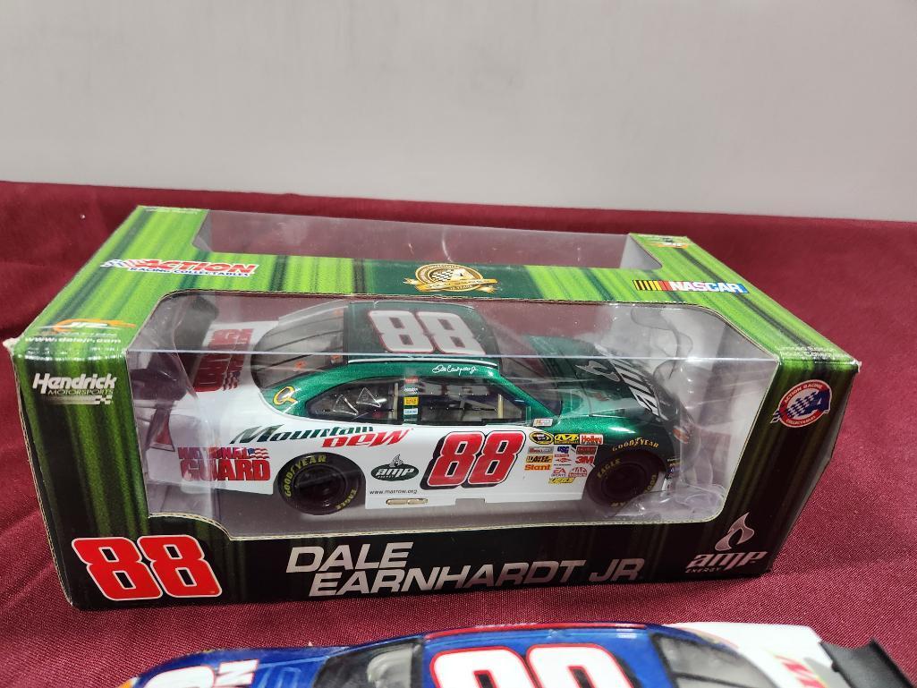 Lot of 4 NASCAR Diecast Cars; Dale Earnhardt Jr. & Darrel Waltrip #66 K-Mart