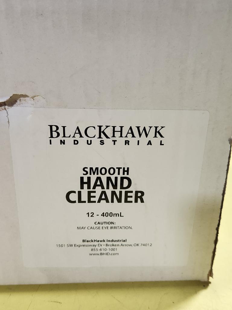 12 Cases Blackhawk Smooth Hand Cleaner BHID-J303, 12ct 400ml/Case, 144 Total, Sold 12x$