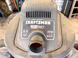 Craftsman Shop Vac Wet/Dry Vac 5.5HP, 16 Gallon, Comes w/ Filters, Attachments, No Hose