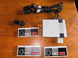 Nintendo Classic Mini Retro Games Model CLV-001 NES Game System w/ Wireless Controllers